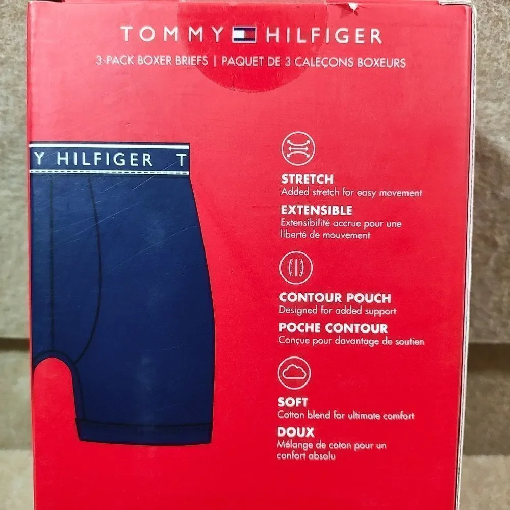 Tommy Hilfiger Men's Cotton Stretch Boxer Briefs #K